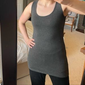 Blu No9 Long Grey Tank Top